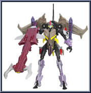 Starscream from Transformers - Prime - Beast Hunters - Deluxe Class manufactured by Hasbro [Loose]