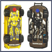 Bumblebee vs Barricade from Transformers - Revenge of the Fallen - RPM Battle Series manufactured by Hasbro [Loose]