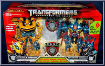Bumblebee (Battlefield) / Soundwave (Infiltration) from Transformers - Revenge of the Fallen - Nest Alliance manufactured by Hasbro [Front]