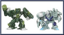 Ironhide vs Mixmaster from Transformers - Revenge of the Fallen - Robot Heroes manufactured by Hasbro [Loose]