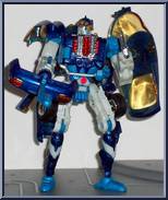 Side Burn (Blue) from Transformers - Robots in Disguise (2001) - Deluxe Class manufactured by Hasbro [Loose]