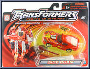 Side Burn (Red) from Transformers - Robots in Disguise (2001) - Deluxe Class manufactured by Hasbro [Front]