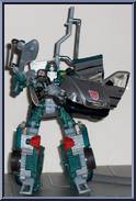 X-Brawn (Silver) from Transformers - Robots in Disguise (2001) - Deluxe Class manufactured by Hasbro [Loose]