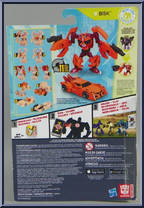 Bisk from Transformers - Robots in Disguise (2015) - Warriors manufactured by Hasbro [Back]