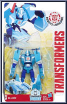Blurr from Transformers - Robots in Disguise (2015) - Warriors manufactured by Hasbro [Front]
