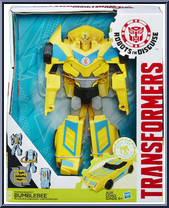 Bumblebee (Energon Boost) from Transformers - Robots in Disguise (2015) - 3-Step Changers manufactured by Hasbro [Front]