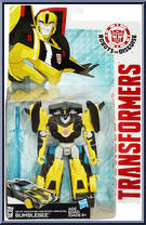 Bumblebee (Night Ops) from Transformers - Robots in Disguise (2015) - Warriors manufactured by Hasbro [Front]
