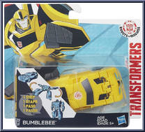 Bumblebee (Patrol Mode) from Transformers - Robots in Disguise (2015) - 1-Step Changers manufactured by Hasbro [Front]