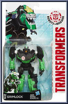 Grimlock from Transformers - Robots in Disguise (2015) - Warriors manufactured by Hasbro [Front]