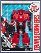 Sideswipe from Transformers - Robots in Disguise (2015) - 3-Step Changers manufactured by Hasbro [Front]