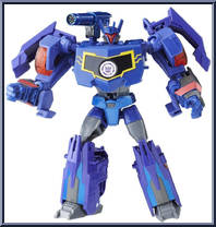Soundwave from Transformers - Robots in Disguise (2015) - Warriors manufactured by Hasbro [Loose]