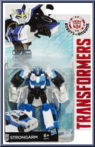 Strongarm from Transformers - Robots in Disguise (2015) - Warriors manufactured by Hasbro [Front]