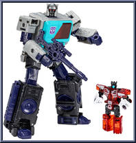 Blaster / Rewind from Transformers - Shattered Glass - Basic Series manufactured by Hasbro [Loose]