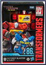 Blaster / Eject from Transformers - Studio Series - Movie manufactured by Hasbro [Front]