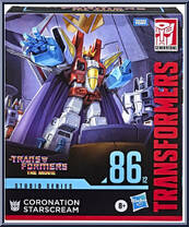 Starscream (Coronation) (Leader Class) from Transformers - Studio Series - Movie manufactured by Hasbro [Front]