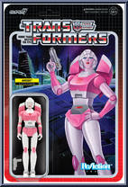 Arcee from Transformers - Wave 5 manufactured by Super7 [Front]