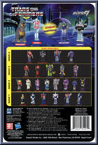 Optimus Santa from Transformers - Holiday manufactured by Super7 [Back]
