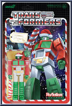 Optimus Santa from Transformers - Holiday manufactured by Super7 [Front]