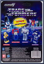 Soundwave from Transformers - Wave 1 manufactured by Super7 [Back]