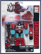 Convex & Perceptor from Transformers - Titans Return - Deluxe manufactured by Hasbro [Front]