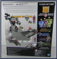 Doomshot & Megatron from Transformers - Titans Return - Voyager manufactured by Hasbro [Back]