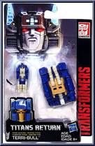 Terri-Bull from Transformers - Titans Return - Titanmasters manufactured by Hasbro [Front]