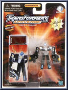 Downshift from Transformers - Universe - Tiny Tins manufactured by Hasbro [Front]