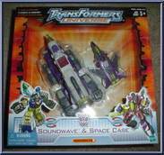 Soundwave & Space Case from Transformers - Universe - Ultra Class manufactured by Hasbro [Front]
