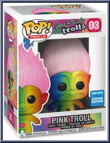 Pink Troll (Rainbow) from Trolls - Good Luck Trolls Pop! manufactured by Funko [Front]