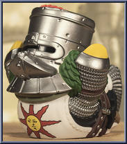 Solaire of Astora from Tubbz Ducks - Dark Souls manufactured by Numskull [Loose]