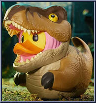 T. Rex from Tubbz Ducks - Jurassic Park manufactured by Numskull [Loose]