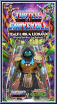 Leonardo (Stealth Ninja) from Turtles of Grayskull - Basic Series manufactured by Mattel [Front]