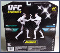 Forrest Griffin vs. Stephan Bonnar from UFC - Ultimate Fighting Championship - Ultimate Battles manufactured by Jakks Pacific [Back]