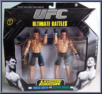 Forrest Griffin vs. Stephan Bonnar from UFC - Ultimate Fighting Championship - Ultimate Battles manufactured by Jakks Pacific [Front]