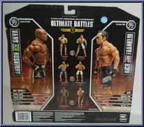 Anderson Silva vs. Rich Franklin from UFC - Ultimate Fighting Championship - Ultimate Battles manufactured by Jakks Pacific [Back]