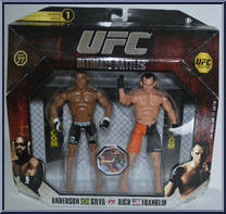 Anderson Silva vs. Rich Franklin from UFC - Ultimate Fighting Championship - Ultimate Battles manufactured by Jakks Pacific [Front]