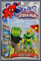 Iron Fist (Dragon Disc) from Ultimate Spider-Man - Power Webs manufactured by Hasbro [Front]