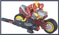 Iron Spider (with Repulsor Cycle) from Ultimate Spider-Man - Sinister 6 - blast N Go manufactured by Hasbro [Loose]