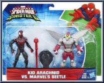Kid Arachnid vs. Beetle from Ultimate Spider-Man - Sinister 6 manufactured by Hasbro [Front]