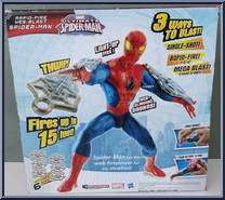 Spider-Man (Rapid-Fire Web-Blast) from Ultimate Spider-Man - Power Webs manufactured by Hasbro [Back]