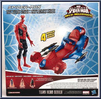 Spider-Man (with Turbo Racer) from Ultimate Spider-Man - Titan Hero Series manufactured by Hasbro [Back]