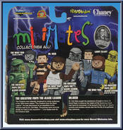Creature From The Black Lagoon (Black and White) / Wolf Man (Black and White) from Universal Monsters - Minimates - Toys R Us - Wave 1 manufactured by Diamond Select [Back]