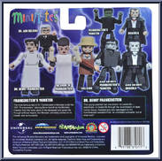 Bride of Frankenstein / Villager from Universal Monsters - Minimates - Toys R Us - Wave 2 manufactured by Diamond Select [Back]