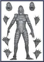 Creature from the Black Lagoon (Black & White) from Universal Monsters - Ultimate Collection manufactured by Neca [Loose]
