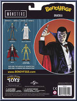 Dracula from Universal Monsters - Bendyfigs manufactured by Noble Toys [Back]