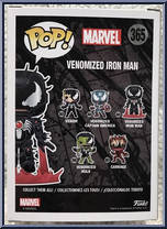 Iron Man (Venomized) from Venom - Pop! Vinyl Figures manufactured by Funko [Back]