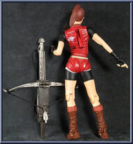 Claire Redfield / Zombie Cop from Video Game Super Stars Presents - Resident Evil 2 manufactured by Toy Biz [Loose]