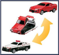 Police Car / Mazda RX-8 from VooV - Basic Series manufactured by Bandai [Loose]