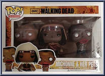 Michonne & Her Pets from Walking Dead - Pop! Sets manufactured by Funko [Front]