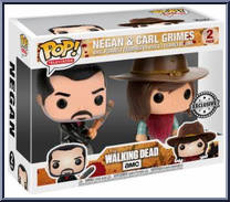 Negan & Carl Grimes from Walking Dead - Pop! Sets manufactured by Funko [Front]